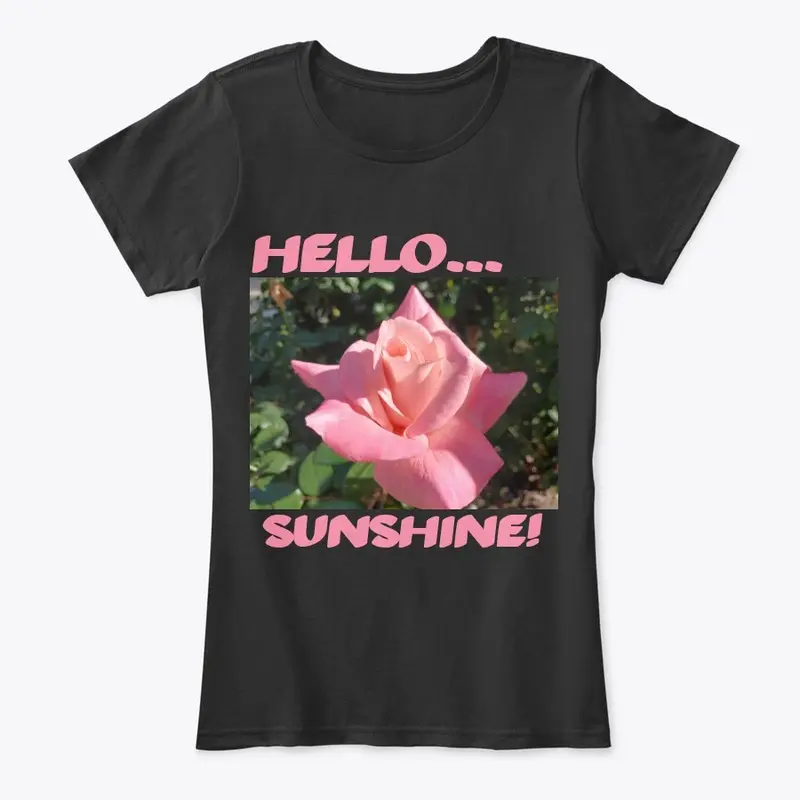 Women's Comfort Tee Pink rose.