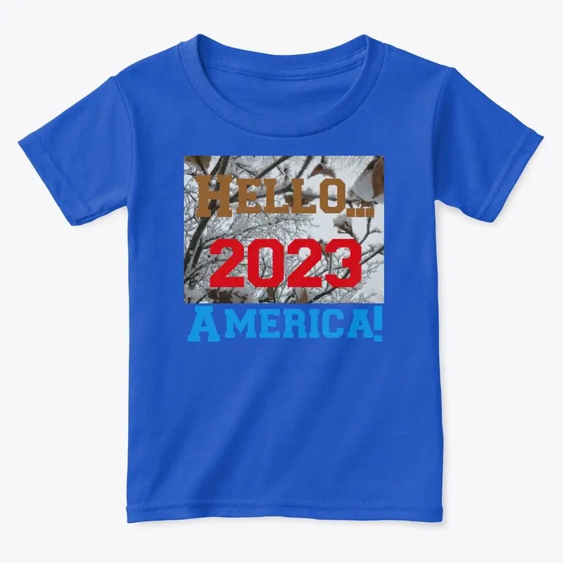 Classic Tee Kids,Hello America. 