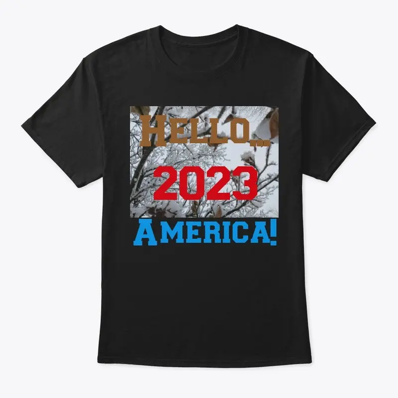 Classic Tee T-shirt "Men" Hello America.